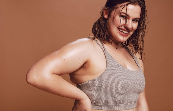 Plus-Size Sports Bra