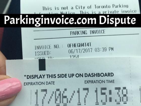 parkinginvoice.com dispute