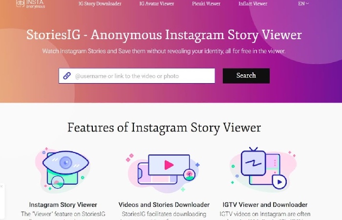 Features Of StoriesIG