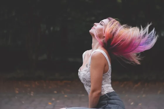 Trendy Strawberry Lemonade Hair Color