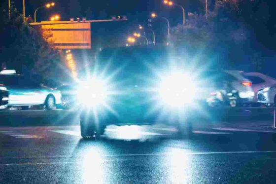 flashing lights