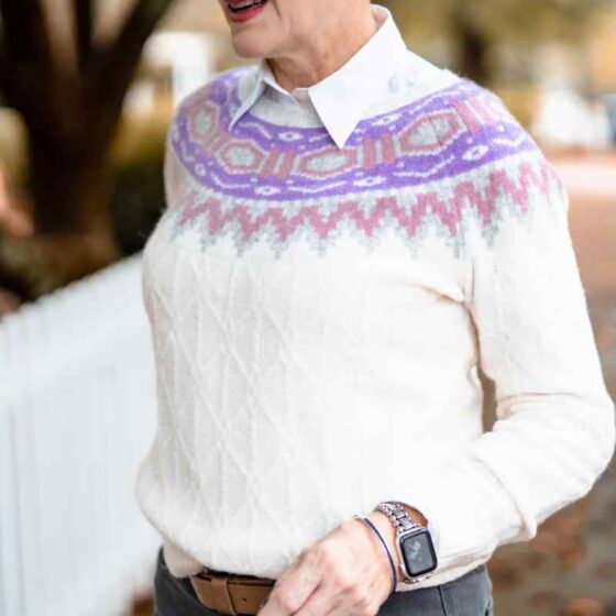 How to style vintage fair iIsle sweater