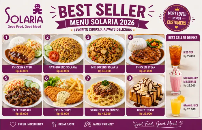menu solaria